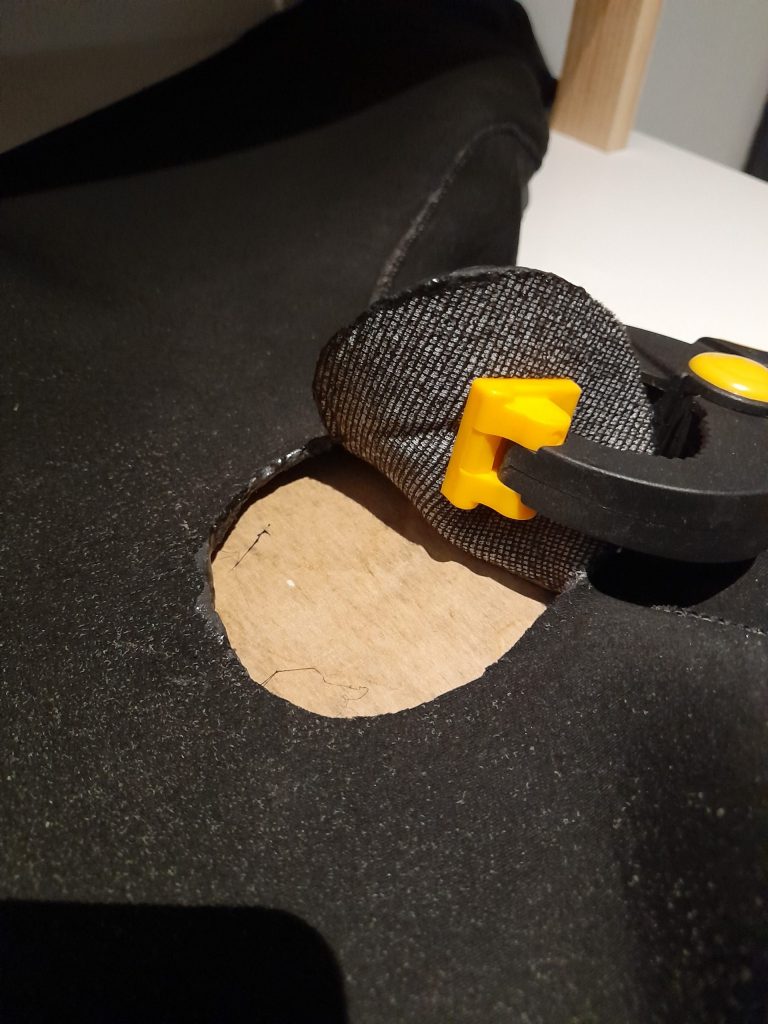 remendo na virilha de fato billabong colagem e selagem simples