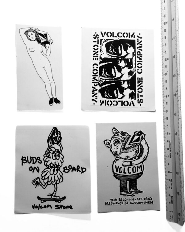 volcom stone stikers