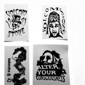 volcom stickers pack