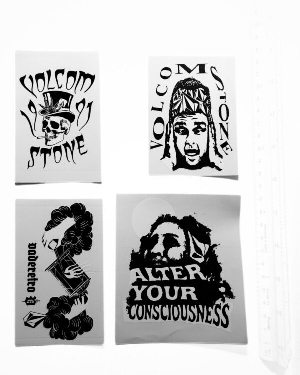 volcom stickers pack